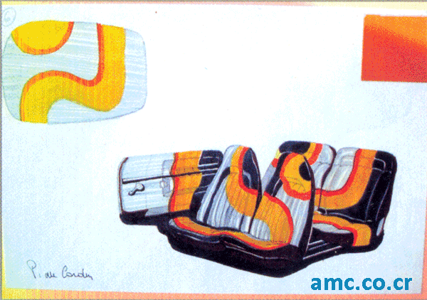 Pierre Cardin's interior designs for the AMC Javelin
