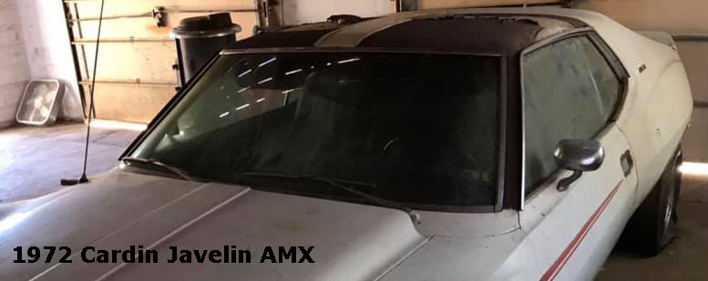 White 1972 Cardin Javelin AMX