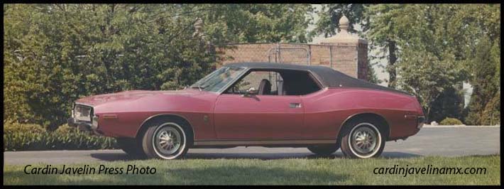 Cardin Javelin AMX Press photo